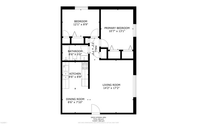 2 beds, 1 bath, $1,400, Unit 2