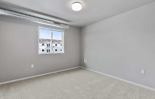 bedroom with large windows