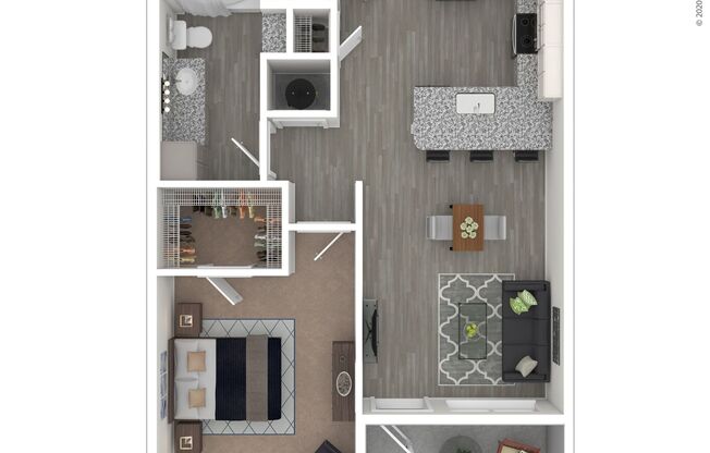 1 bed, 1 bath, 623 sqft, $1,385