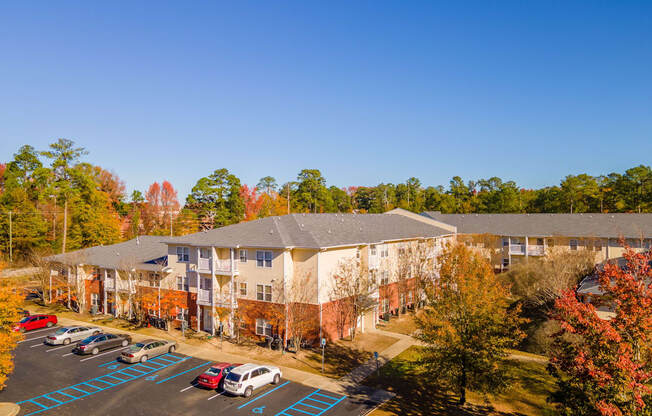 our apartments offer a parking lot