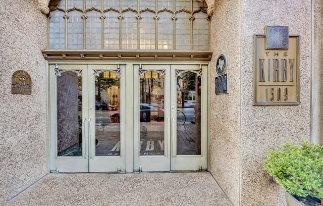 The Kirby - Entrance