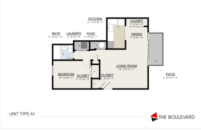 1 bed, 1 bath, 700 sqft, $1,099