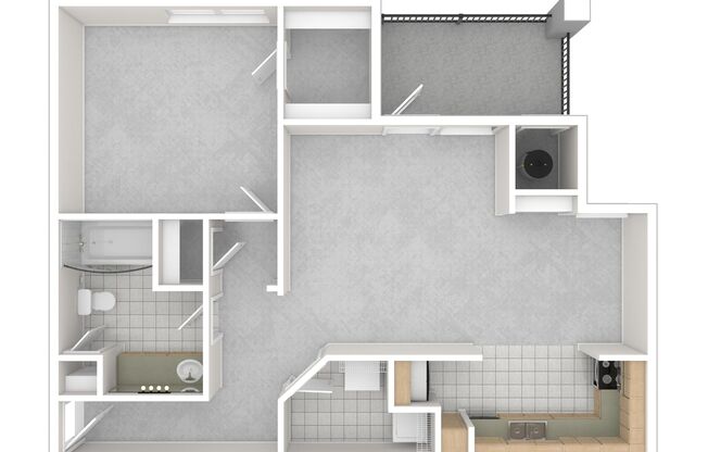 1 bed, 1 bath, 717 sqft, $1,190