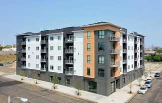 Building Exterior at First Street Lofts in Downtown Bismarck, Bismarck