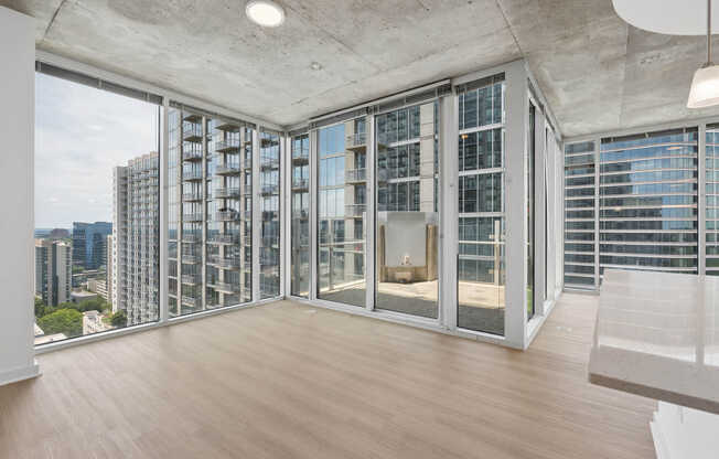 Living Room with Hard Surface Flooring