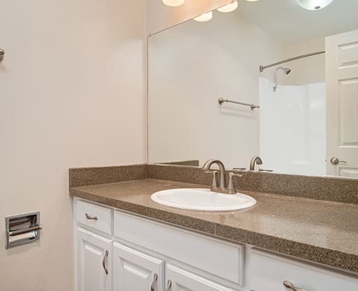 Bathroom Wash Basin at St. Charles Oaks Apartments, California, 91360