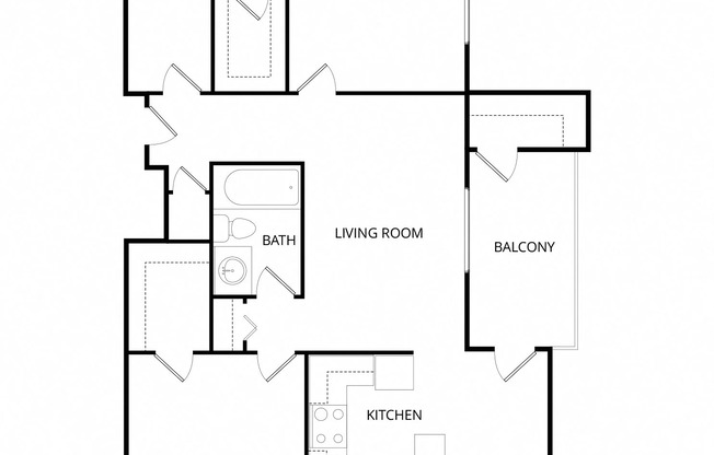 2 beds, 2 baths, 1,128 sqft, $1,147