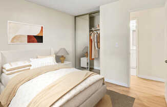 Bedroom with Hard Surface Flooring