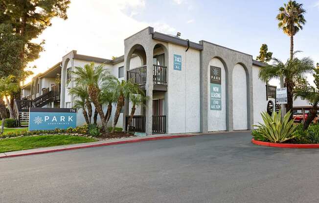 A building with the word Park on it.