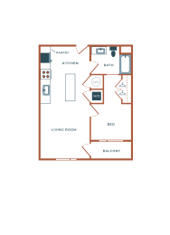 1 bed, 1 bath, 671 sqft, $1,500