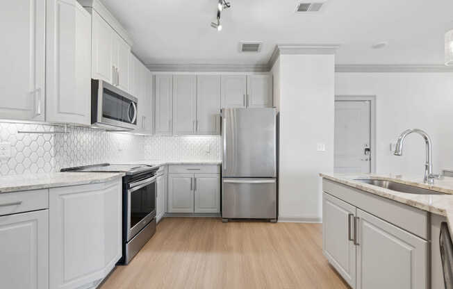 Kitchen with Stainless Steel Appliances