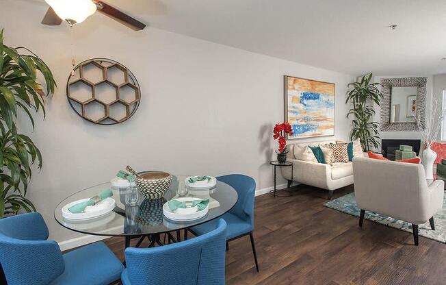 living room at Waterscape, Fairfield, CA, 94533