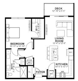 1 bed, 1 bath, 762 sqft, $1,574