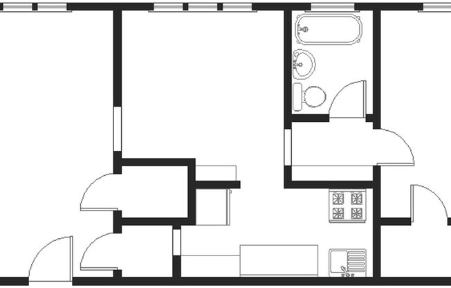 1 bed, 1 bath, 800 sqft, $1,195, Unit 616B2