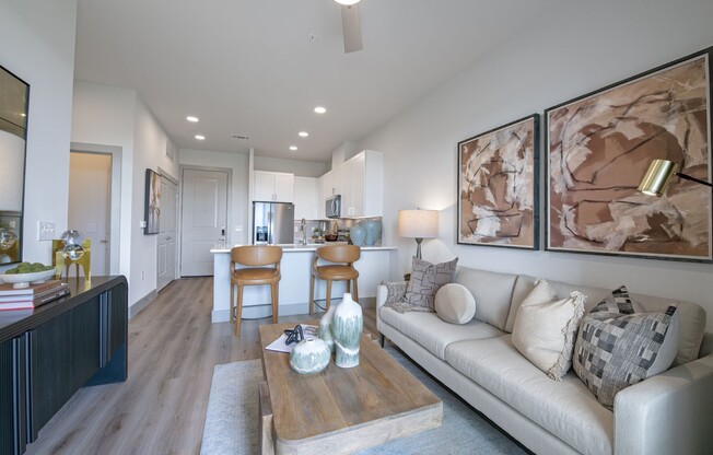 Step into refined comfort at Sage at Celina Residences, where modern design meets functionality. Enjoy an inviting living space with stylish decor and ample natural light. Schedule your tour today and envision your new home!