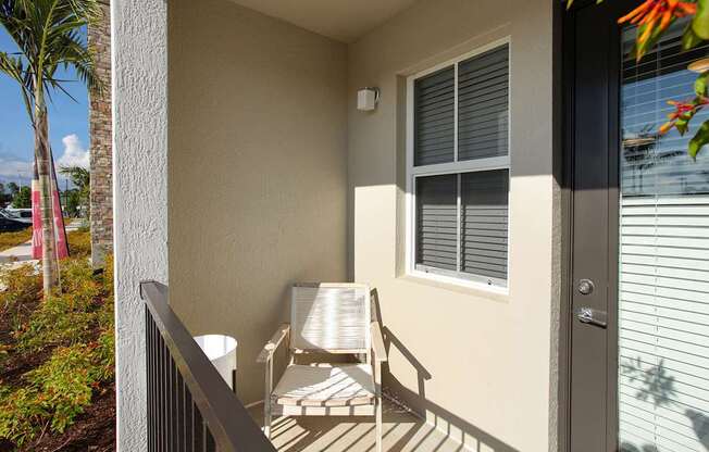 Patios and balconies with storage