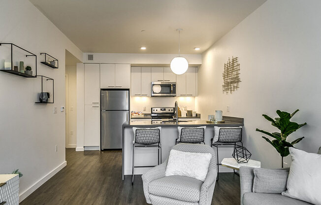 Modern Living Room at The Fowler, Idaho