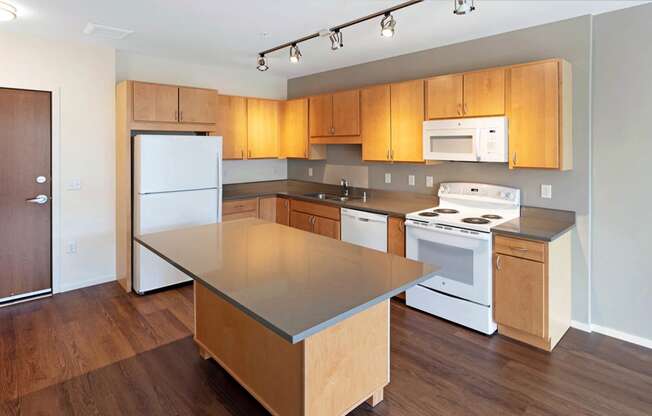 Model Kitchen at Millberry Apartments, Minnesota