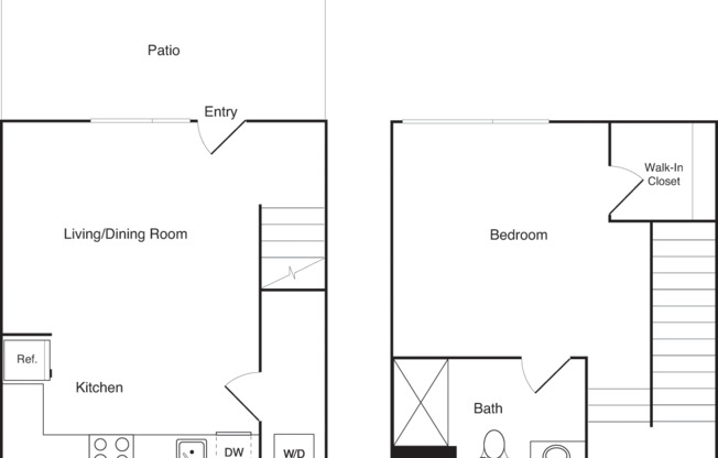 1 bed, 1 bath, 552 sqft, $1,569, Unit 112