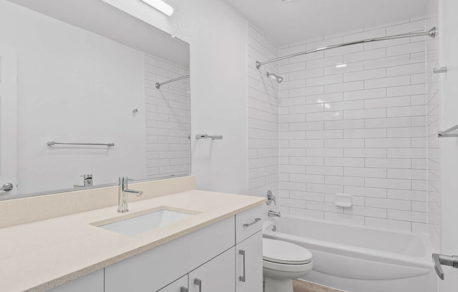 Bathroom With Hard Surface Flooring