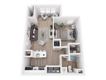 1 bed, 1 bath, 784 sqft, $1,485