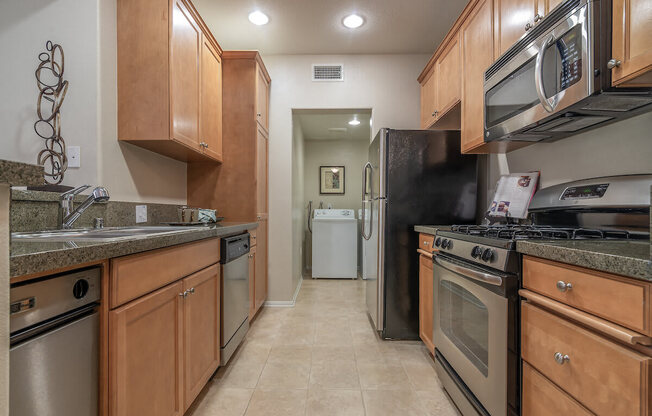 Fully Furnished Kitchen at Sonoma at Porter Ranch, Porter Ranch, CA