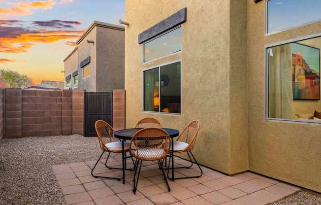 Private Backyards at Avilla Marana Apartment Homes in Tucson Arizona