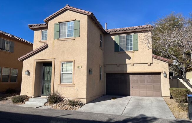 ADORABLE 3 BEDROOM 2 STORY 2 CAR GARAGE HOME IN A GATED COMMUNITY!