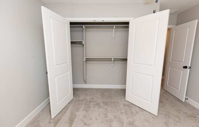 large closet space