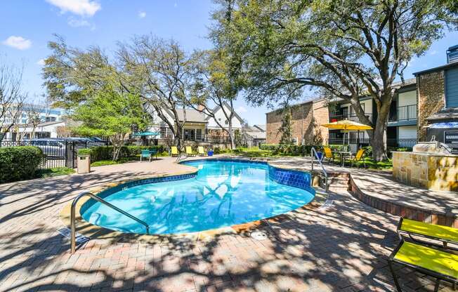 Pool at Davenport Apartments in Dallas, TX