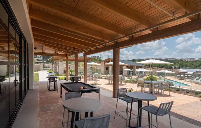 Outdoor Entertainment Areas at The Artesian at Bee Cave