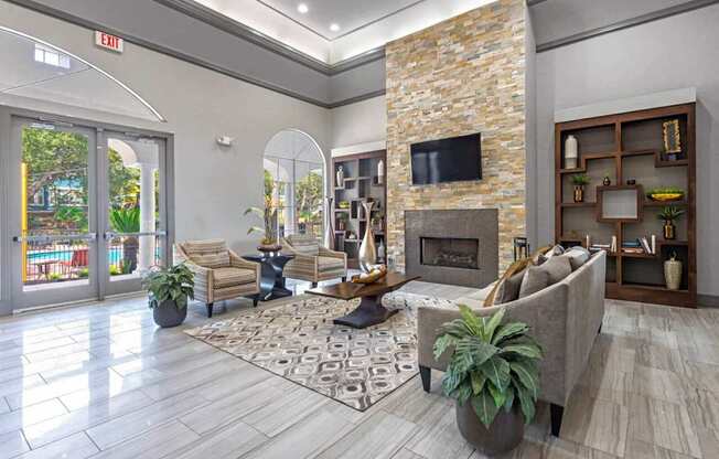 Cozy Living Room at Reserve at Canyon Creek,San Antonio,78230