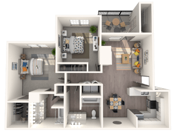 2 beds, 2 baths, $1,639