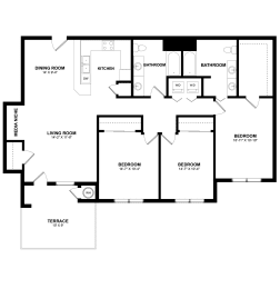 3 beds, 2 baths, 1,360 sqft, $1,710