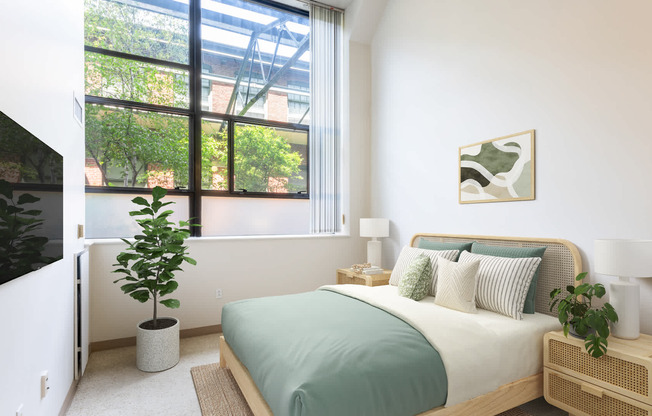 Carpeted Bedroom