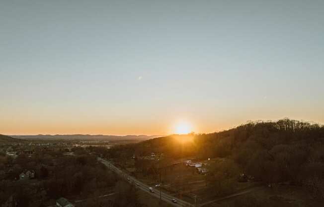 Sunrise Over Franklin