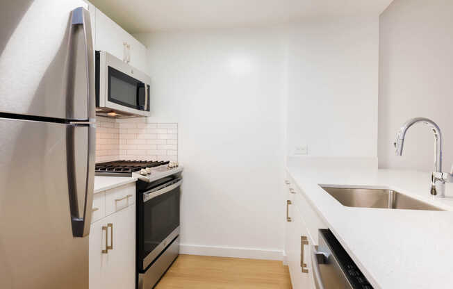 Kitchen with Stainless Steel Appliances