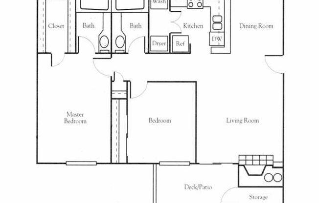 2 beds, 2 baths, 915 sqft, $1,650, Unit 821