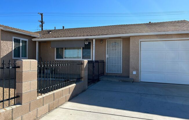 3 Bedroom 1 Bathroom House with Fenced Front & Back Yard Near Schools, Park, Community Pool