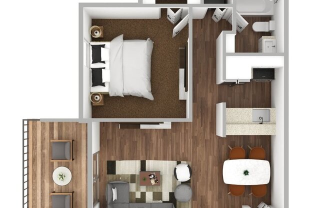 1 bed, 1 bath, 550 sqft, $1,150