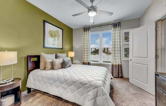 Ceiling Fans In All Bedrooms To Keep You Cool And Energy Efficient at Pearce at Pavilion Luxury Apartments, Riverview