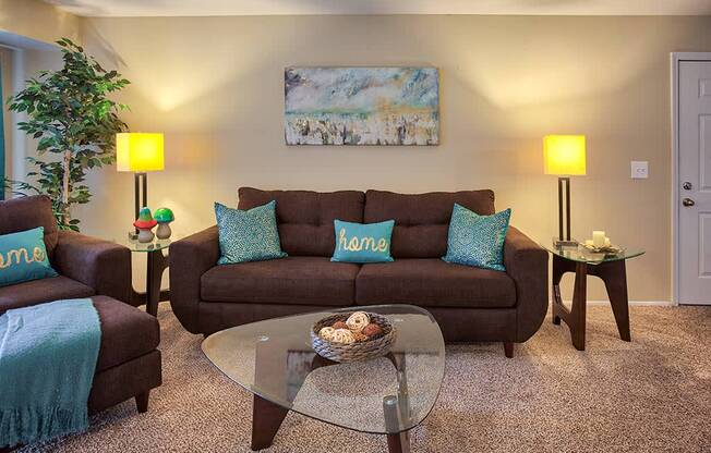 Cozy Living Room, at Northville Woods, Northville, 48168