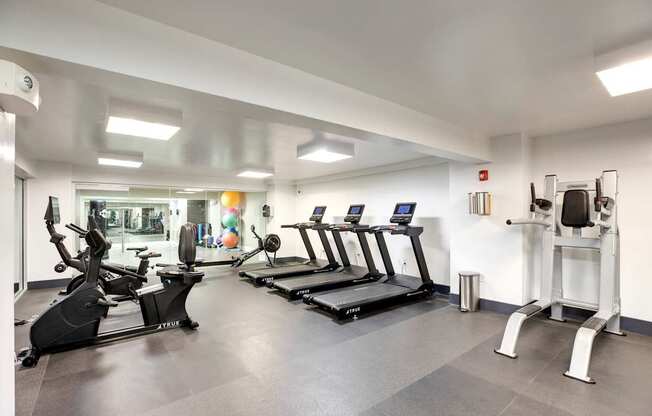 the gym at The Argonne Apartments, Washington, Washington DC