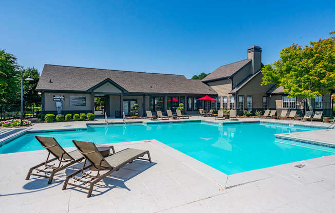 the swimming pool at our apartments