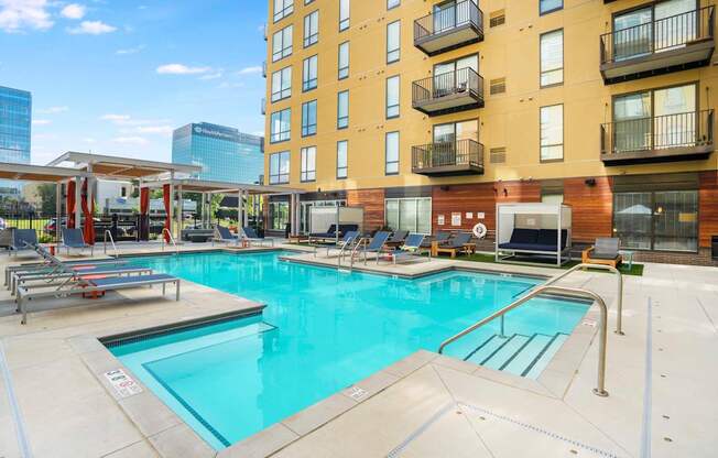 Inviting Pool With Lounge Chairs