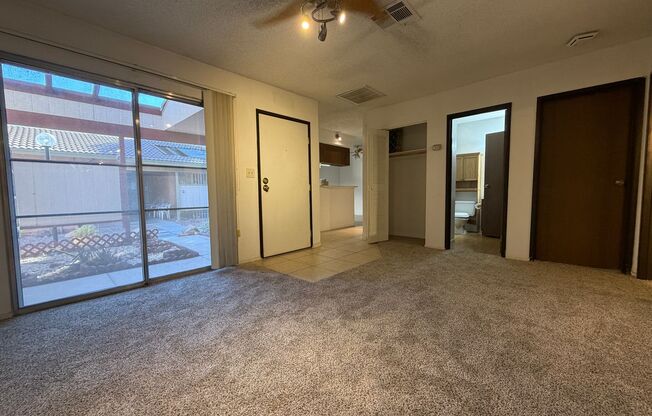 single story townhome