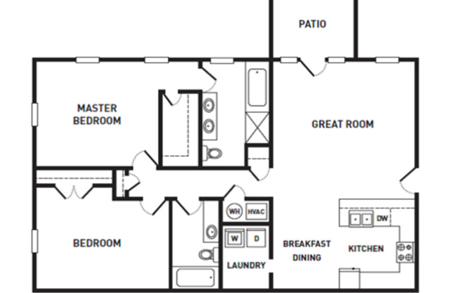 2 beds, 2 baths, 1,270 sqft, $1,795