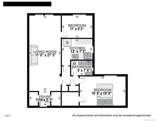 2 beds, 1 bath, 900 sqft, $2,400, Unit 6C