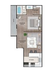 1 bed, 1 bath, 545 sqft, $1,064