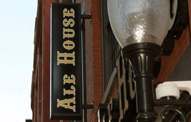 Exterior of local ale house